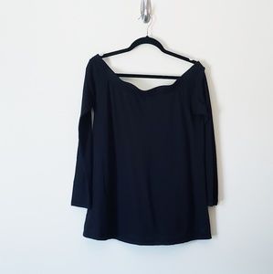 LOFT Off Shoulder Long Sleeve Tee